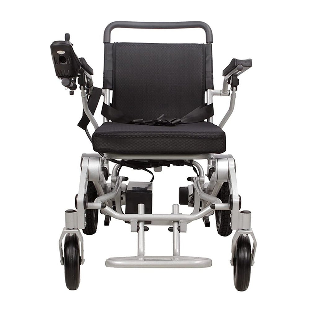 Acurest Premium Electric Aluminum Alloy Portable Folding Wheelchair, 500W (SAK37275)