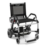 Journey Zinger Folding Power Chair - Blue Side View