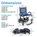 Journey Zinger Folding Power Chair - Storage Basket