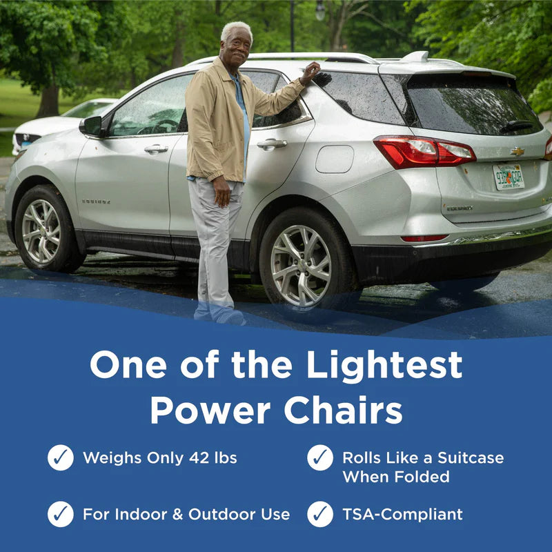 Journey Zinger Folding Power Chair - Outdoor Terrain Use