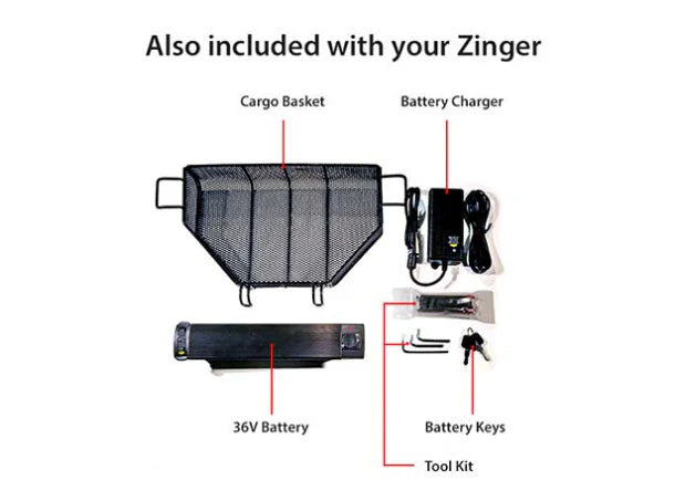 Journey Zinger Folding Power Chair - Seat and Mesh Backrest